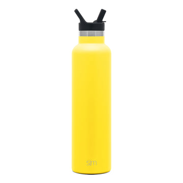 Simple Modern - Ascent Water Bottle with Straw Lid - 24 oz - Sunshine