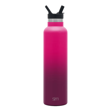 Simple Modern - Ascent Water Bottle with Straw Lid - 24 oz - Razzle Dazzle
