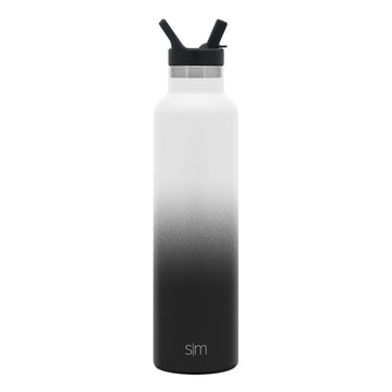 Simple Modern - Ascent Water Bottle with Straw Lid - 24 oz - Tuxedo