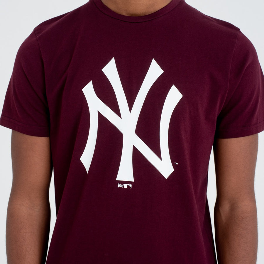 New Era - New York Yankees - Team Logo Tee / Burgundy