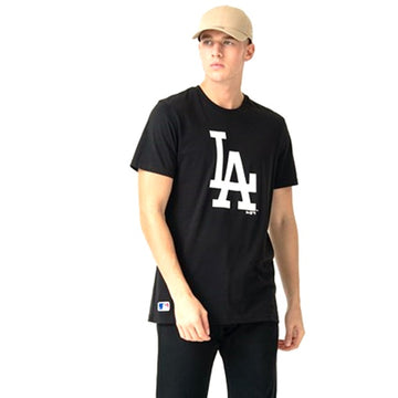 New Era - LA Dodgers - Team Logo Tee - Black / White
