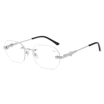 Willow - Anti Blue / Silver Frame