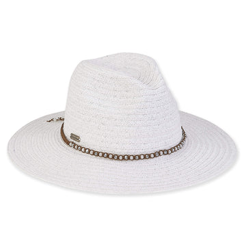 Sun 'n' Sand - Safari Hat - Bead Detail - Ivory