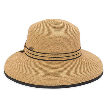 Sun 'n' Sand - Bow Detail Hat  - Tan