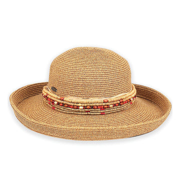 Sun 'n' Sand - Upbrim Multi Bead Hat - Tan