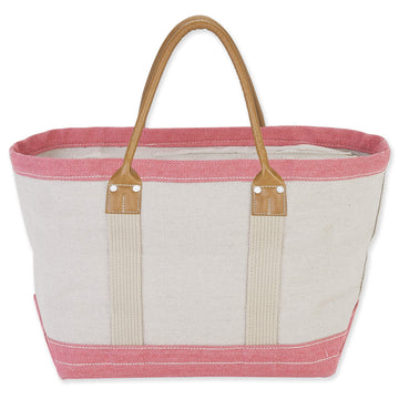 Sun 'n' Sand - Canvas Carry All  - Large - Pink
