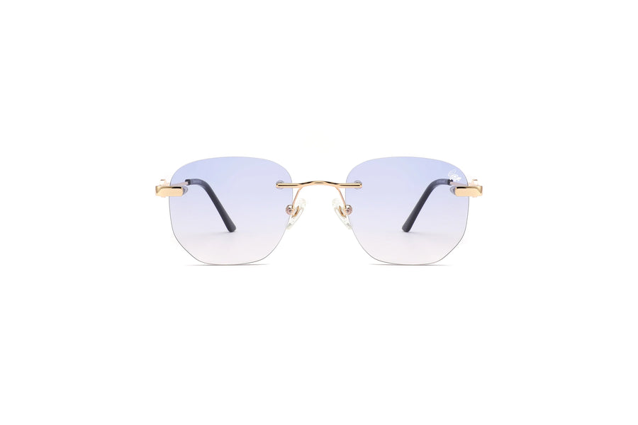 Etienne - Blue / Gold Frame