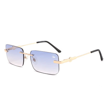 Hampton - Gold Frame - Blue Lens