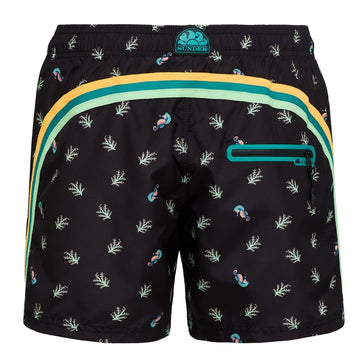 SUNDEK - Elasticated Swim Shorts - Hippocampus Print