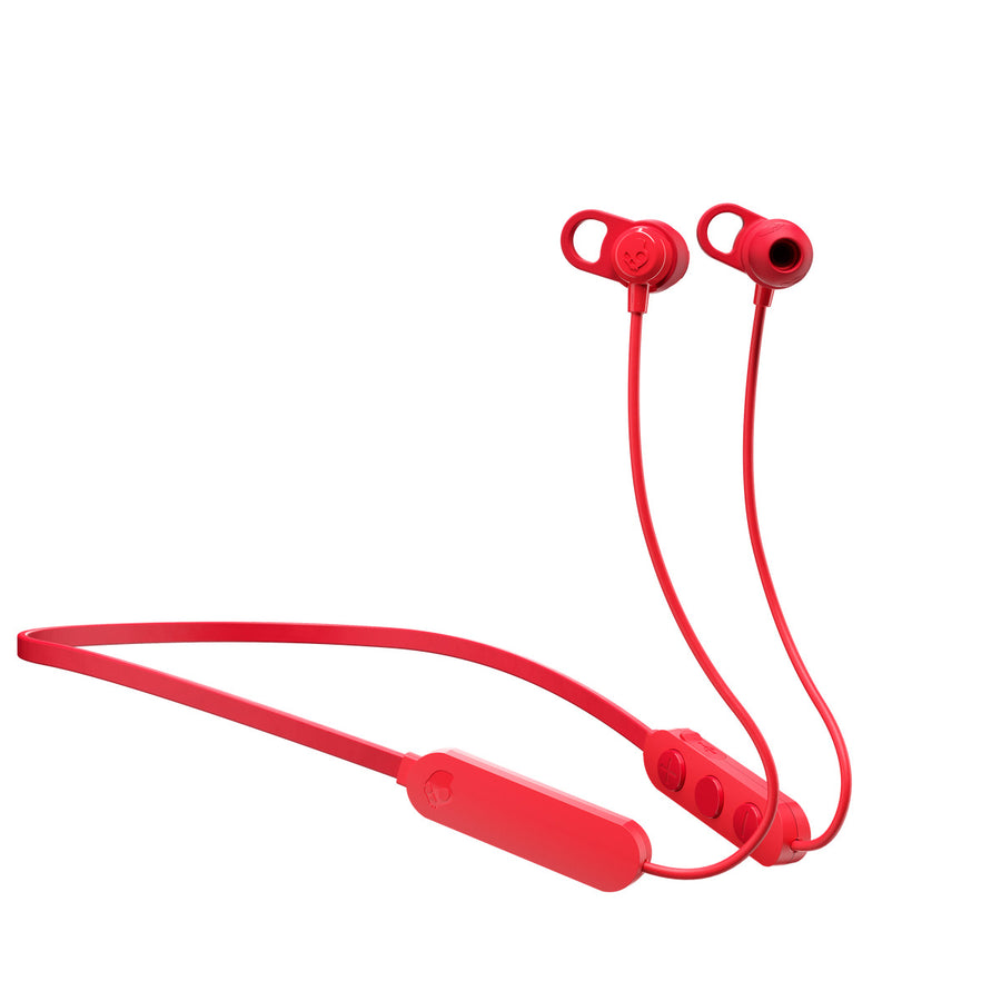 Skullcandy JIB Wireless Earbuds Red Skulls and Butterflies