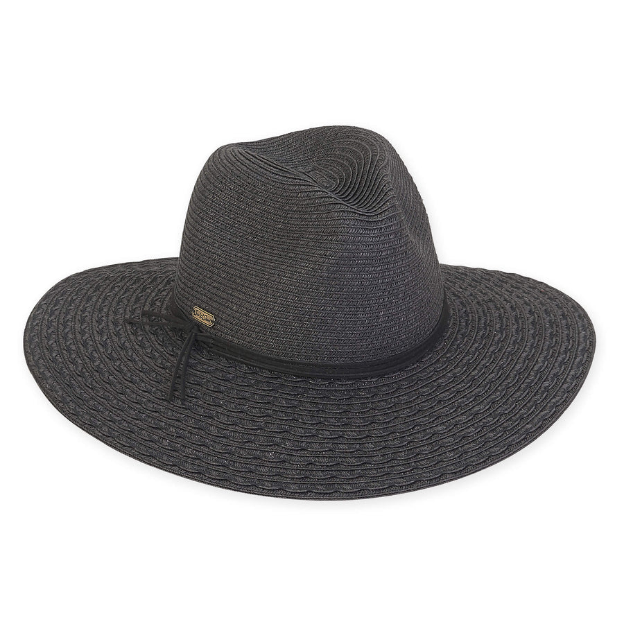 Sun 'n' Sand - Floppy Hat - Black