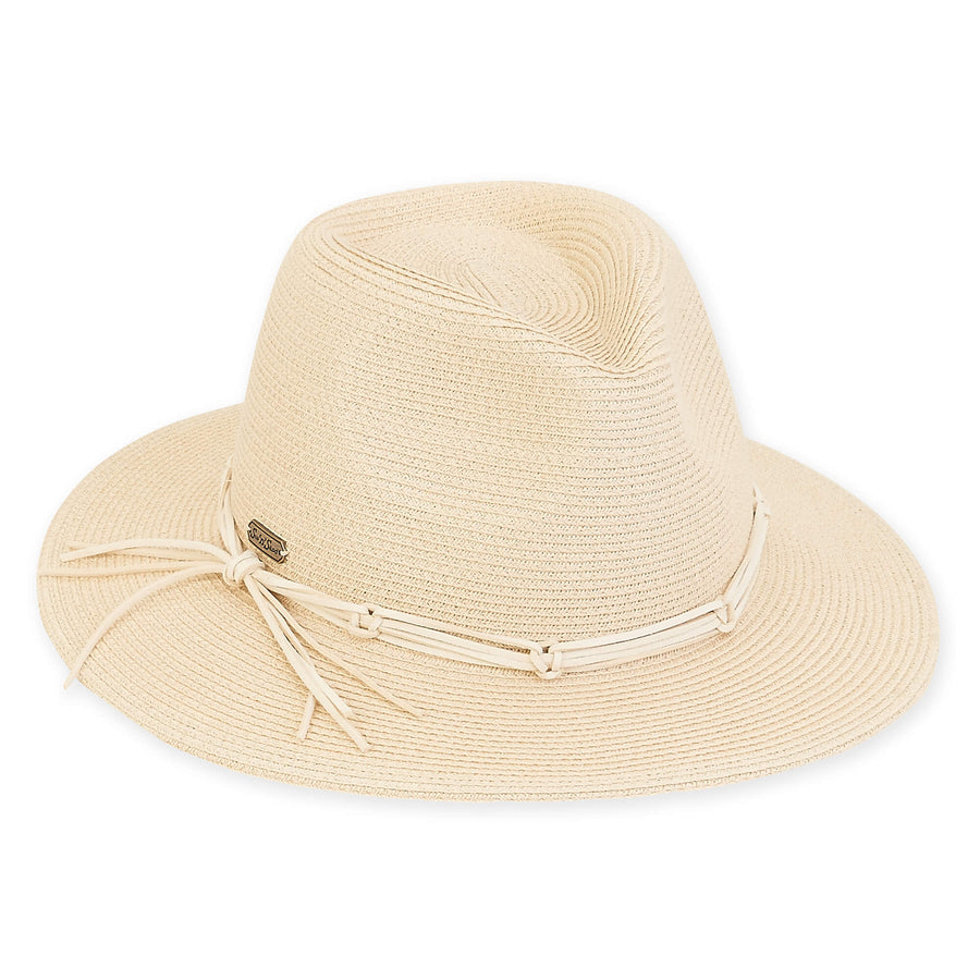 Sun 'n' Sand - Paper Braid Fedora - Natural