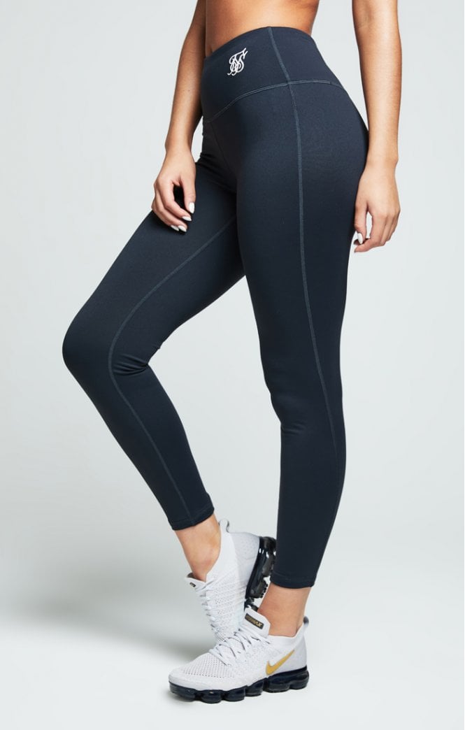 SikSilk Gym Leggings- Charcoal