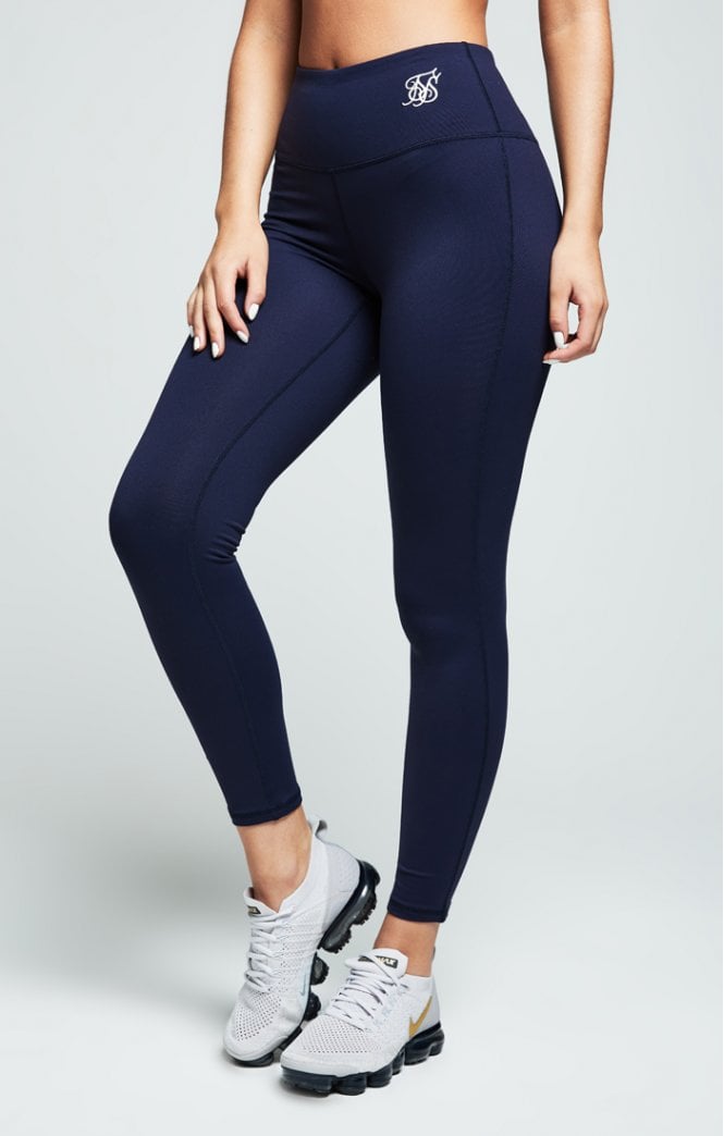 SikSilk Gym Leggings – Navy