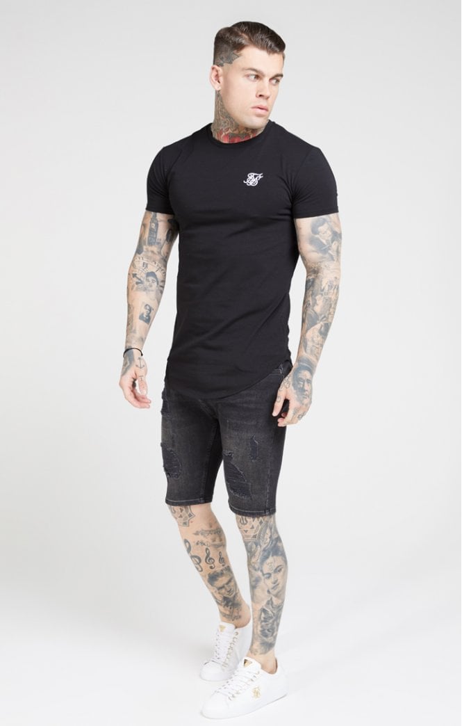 SikSilk Short Sleeve Core Tee - Black